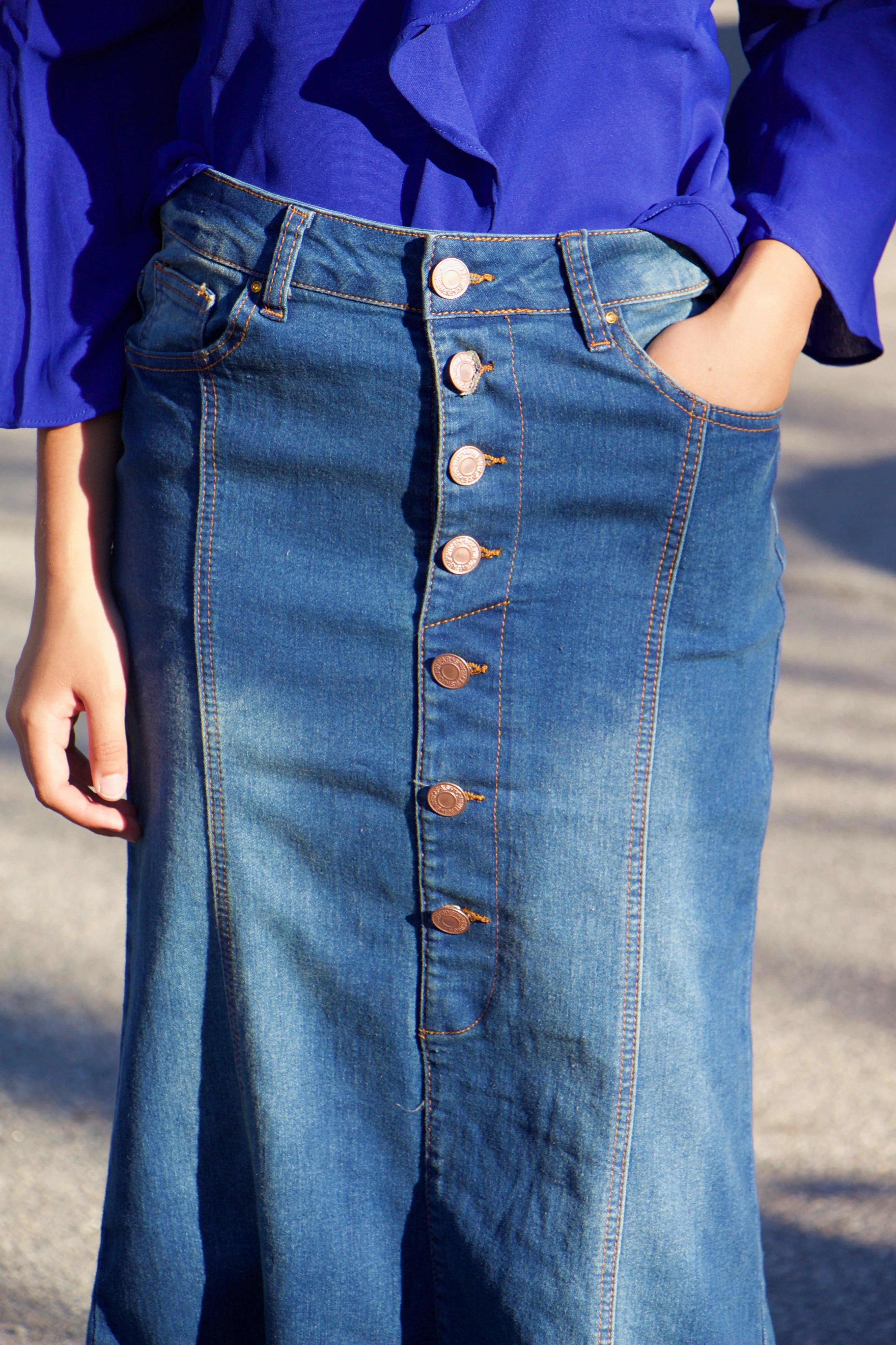 Anastasia Denim Skirt