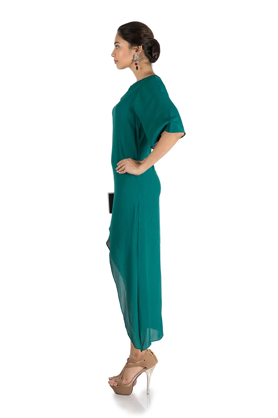 Anushree Agarwal Green Long Short Tunic