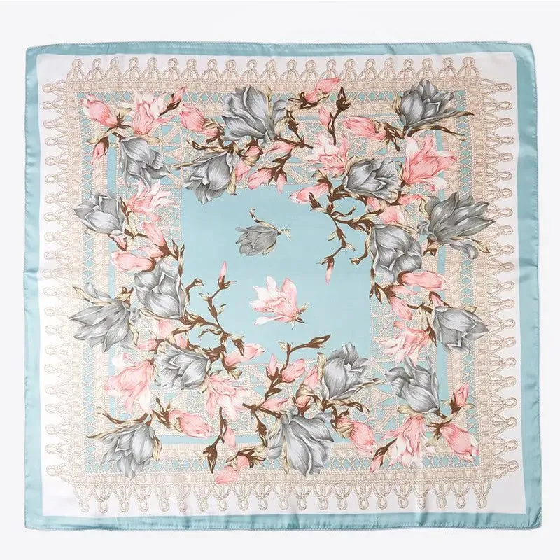 Assorted Floral Print Bandana Scarf