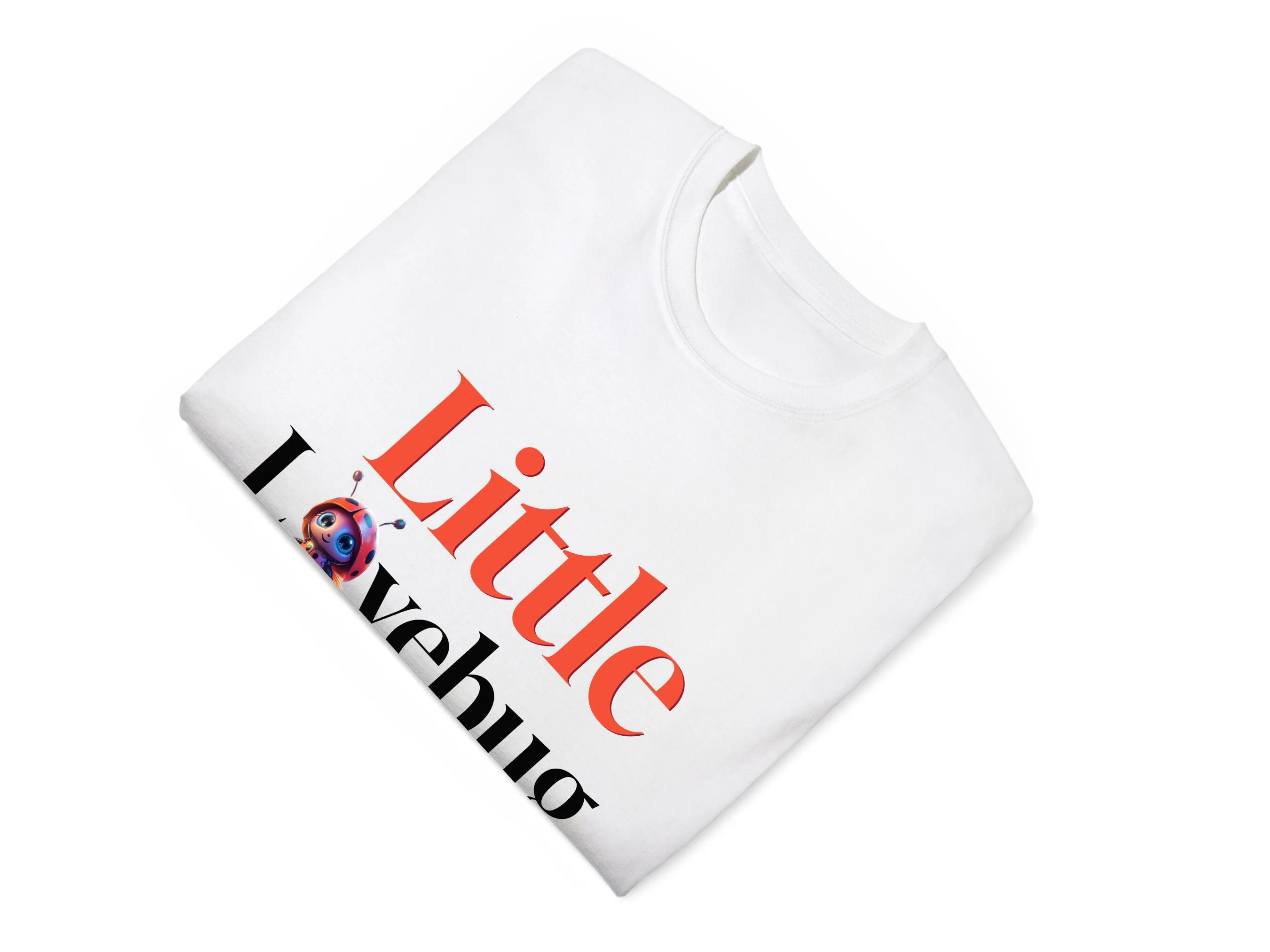 Baby Girls Custom Name Long Sleeve Bodysuit Gift in Little Lovebug