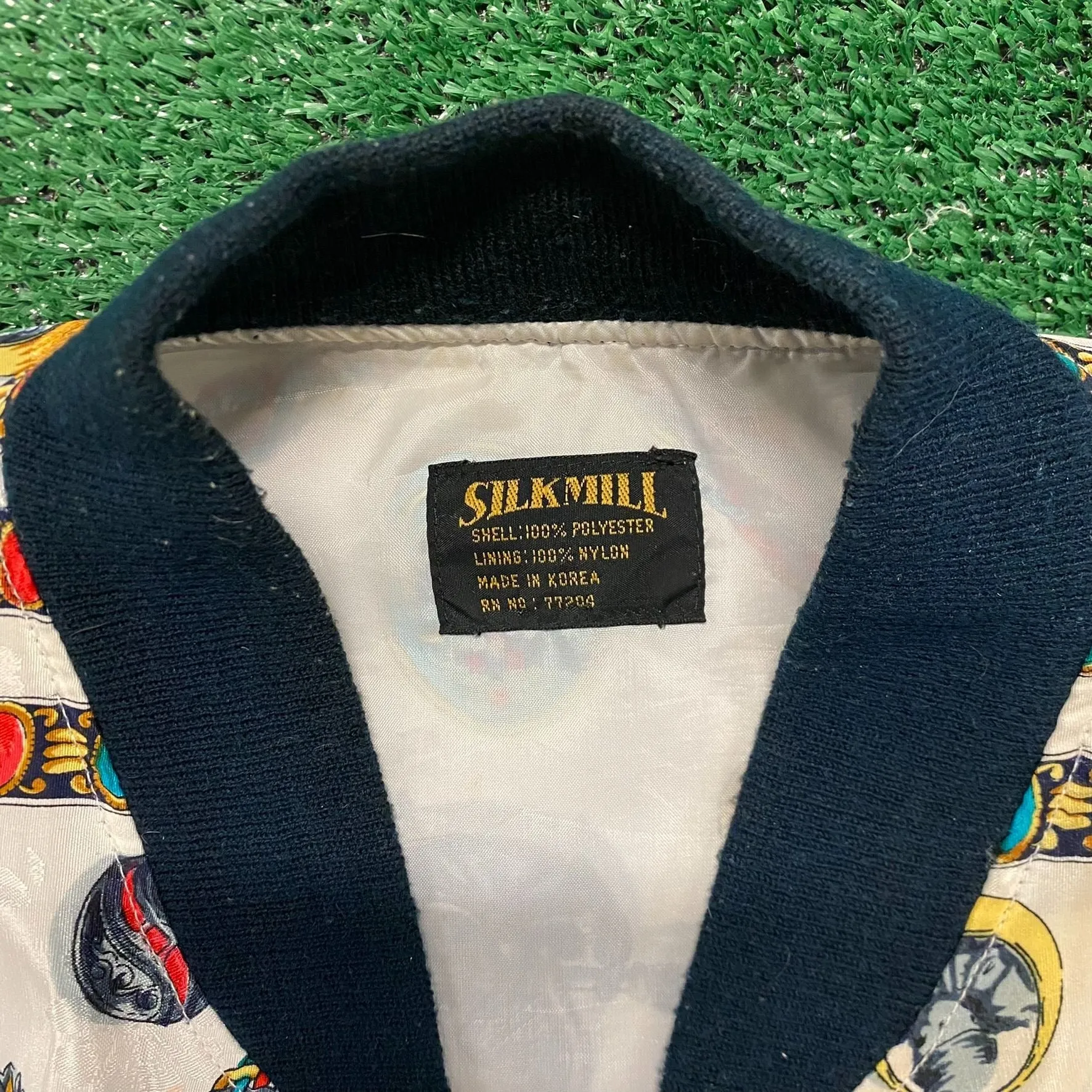 Baroque Vintage 90s Silk Bomber Jacket