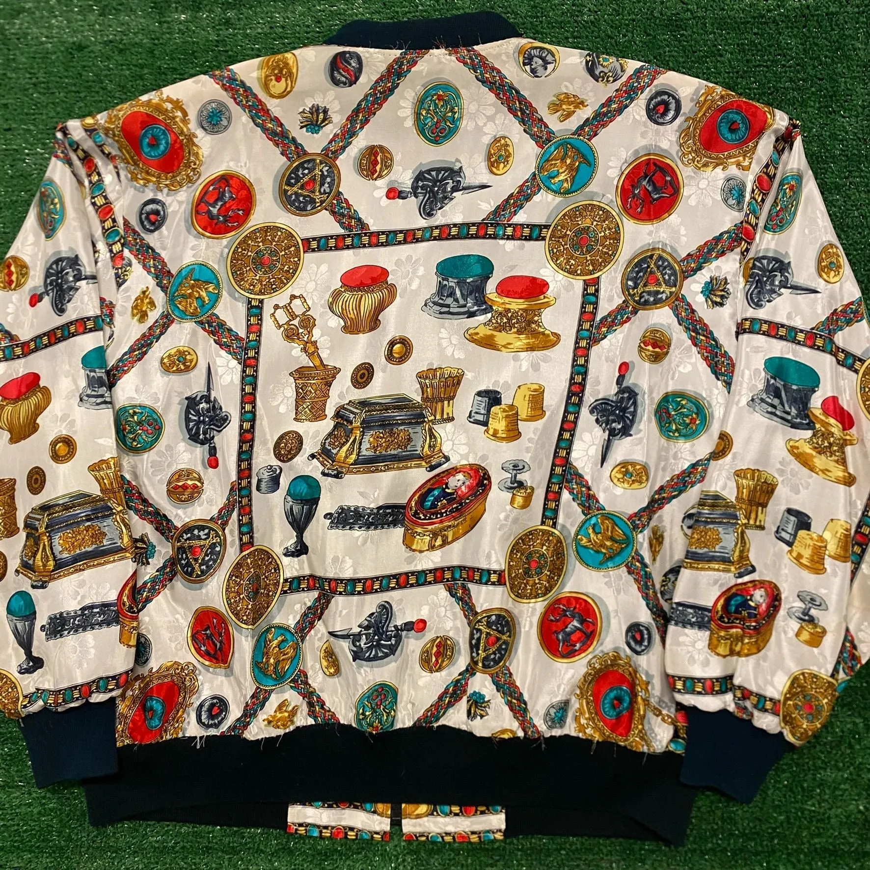 Baroque Vintage 90s Silk Bomber Jacket