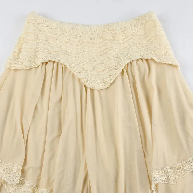 Beige Steampunk skirt