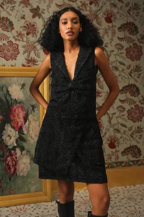 Black All About Bows Waistcoat Set