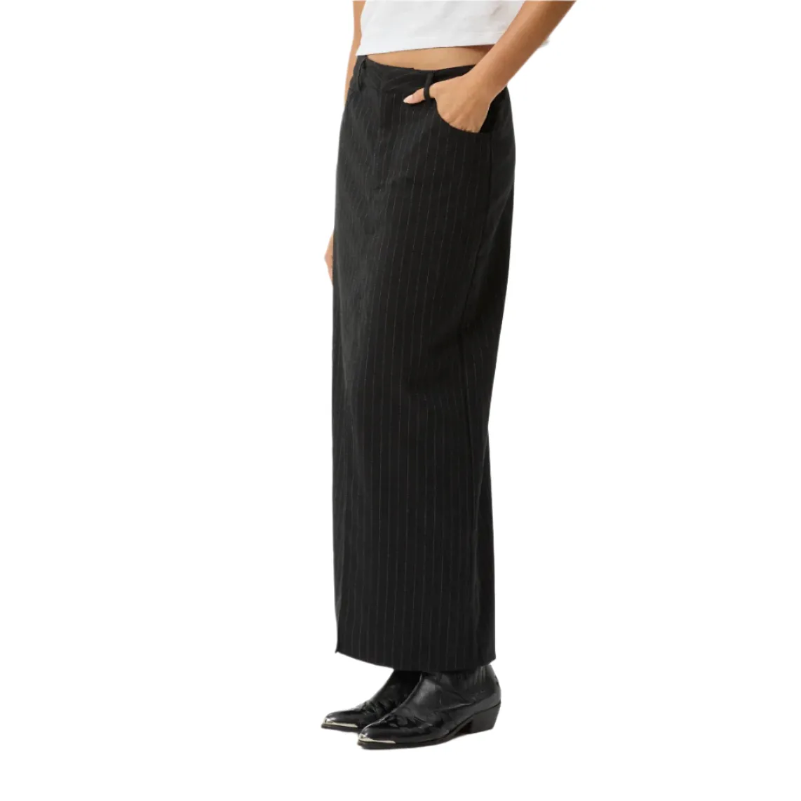 Business Split Maxi Skirt
