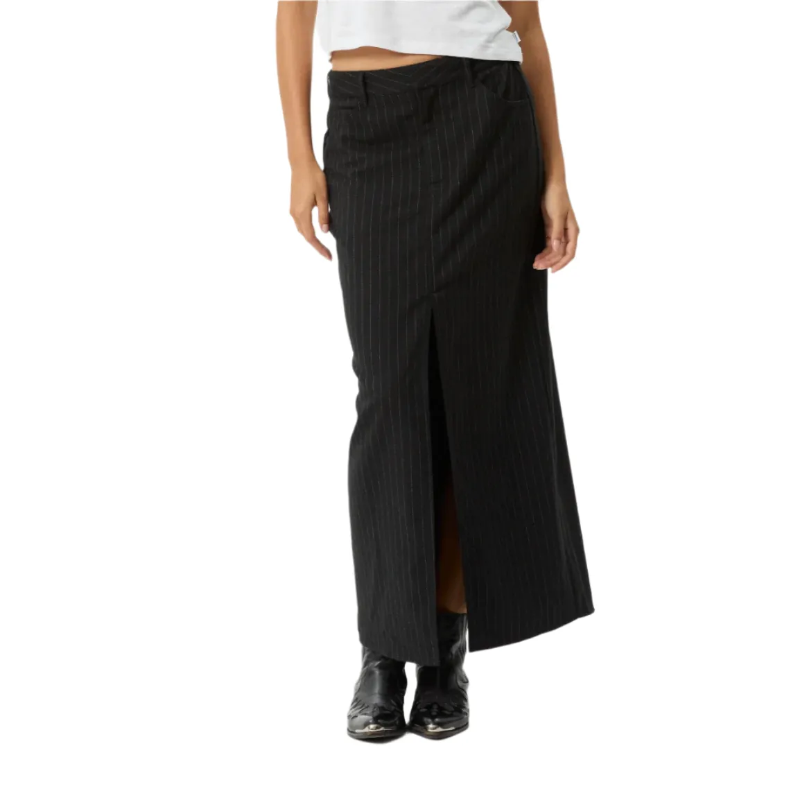Business Split Maxi Skirt