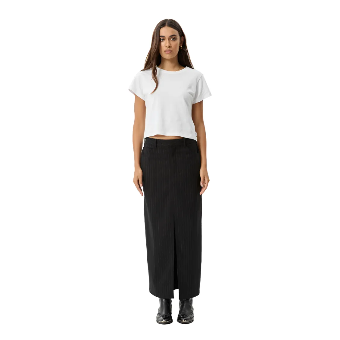 Business Split Maxi Skirt
