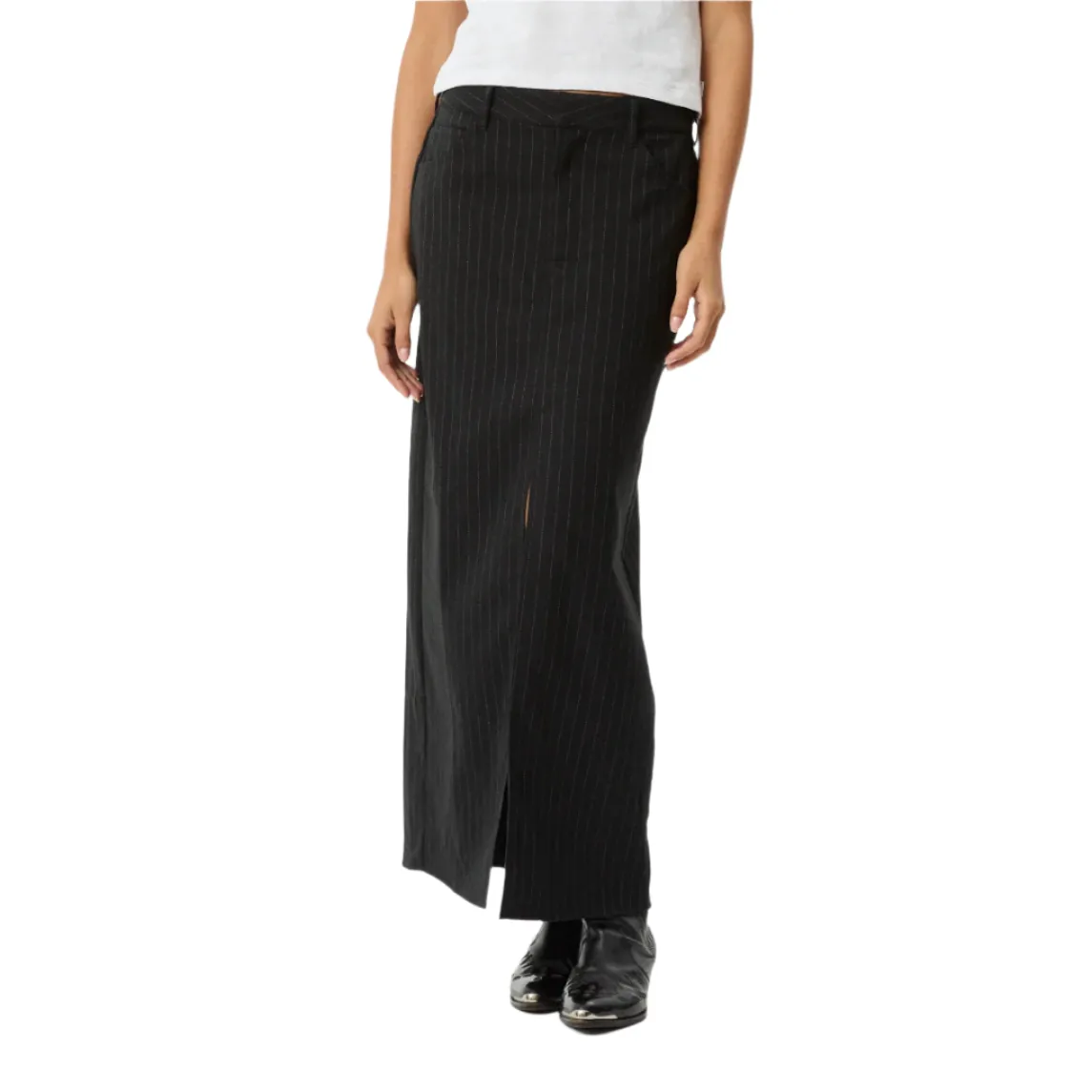 Business Split Maxi Skirt
