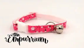 Cat Collar - Pink Cherry Blossoms