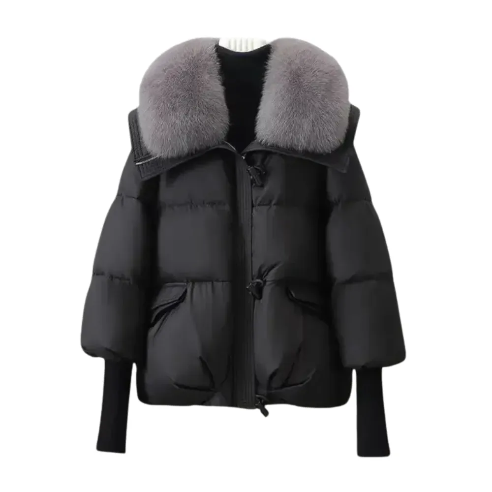 CHRISTINA® – Winter Jacket with Luxurious Fur Collar