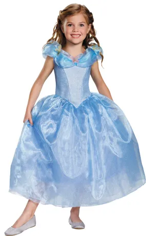 Cinderella Movie Deluxe 10-12 Child Girls Costume