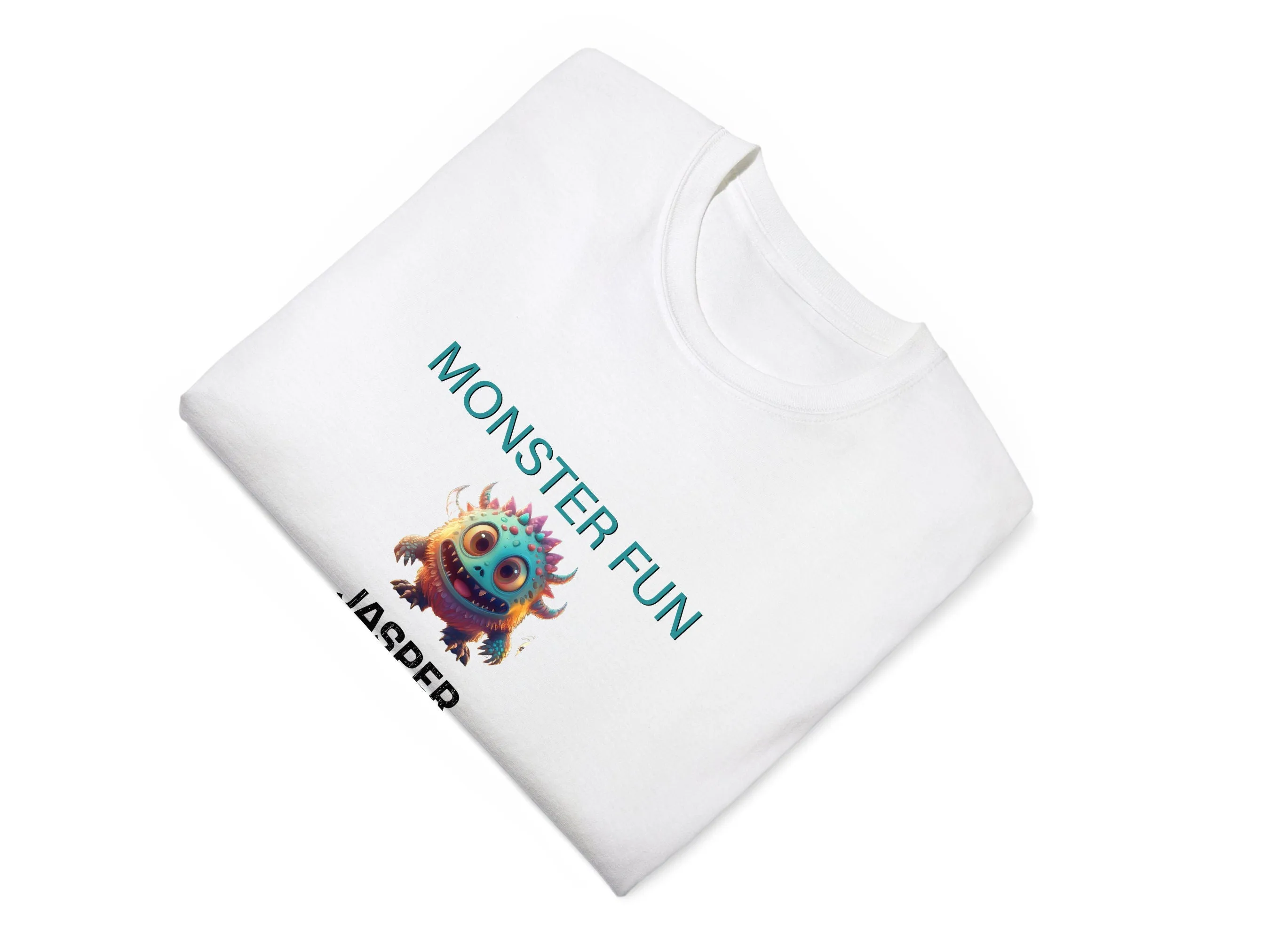 Custom Baby Bodysuit Boy Name 1st Birthday Gift, Monster Fun Little Kids