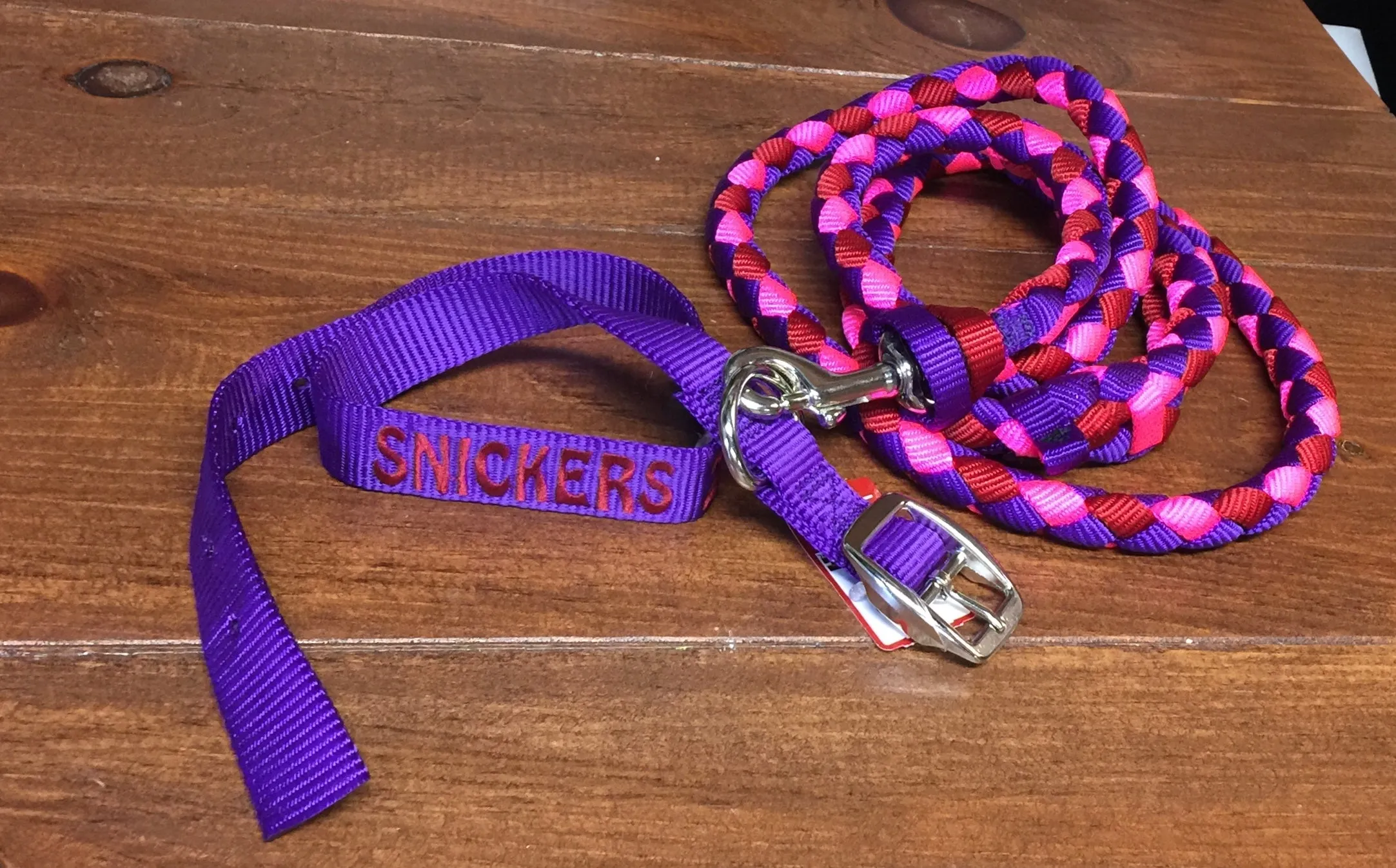 Custom Embroidered Dog Collar- personalized nylon collar- USA made