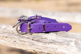Dog Collar PVC 32mm x 70cm - Dark Purple