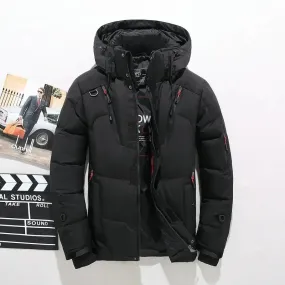 Drausen - Puffer Jacket Heren Stevig met Capuchon, Winddicht & Winter Geïsoleerd