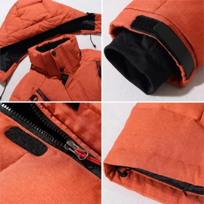 Drausen - Puffer Jacket Heren Stevig met Capuchon, Winddicht & Winter Geïsoleerd