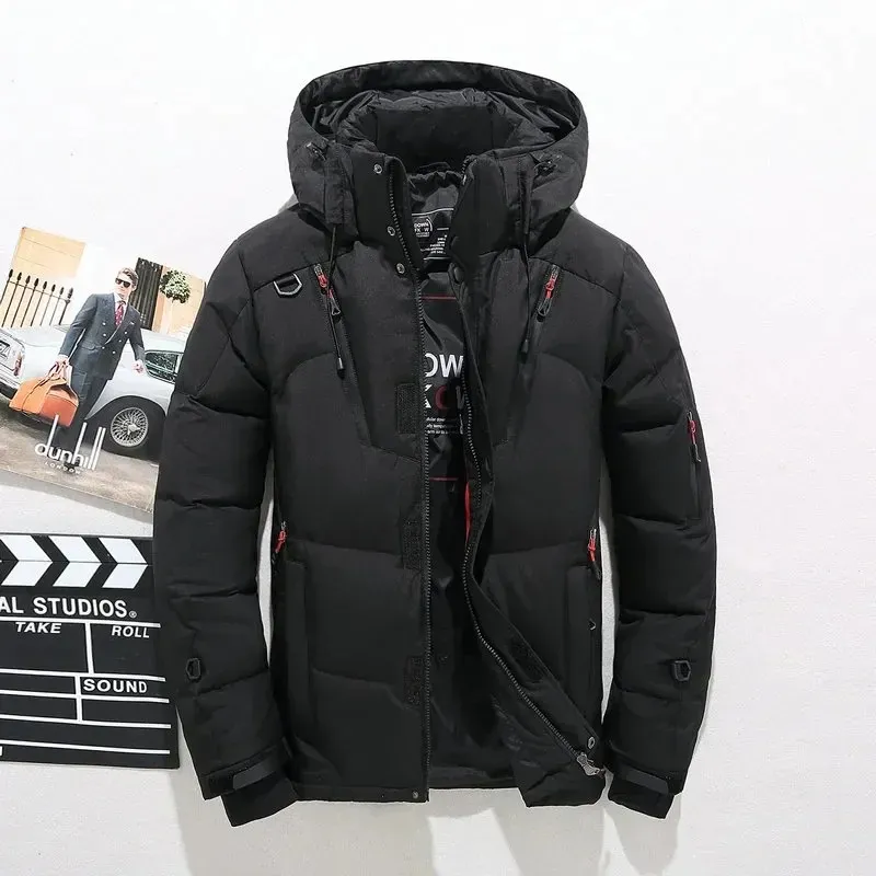 Drausen - Puffer Jacket Heren Stevig met Capuchon, Winddicht & Winter Geïsoleerd