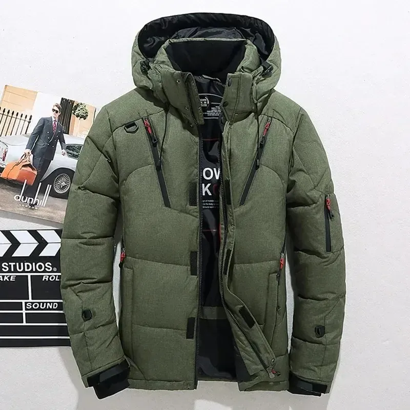 Drausen - Puffer Jacket Heren Stevig met Capuchon, Winddicht & Winter Geïsoleerd