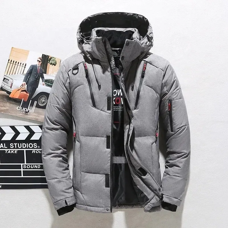 Drausen - Puffer Jacket Heren Stevig met Capuchon, Winddicht & Winter Geïsoleerd