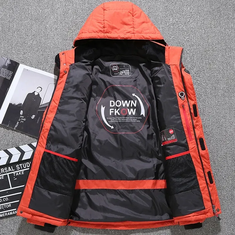 Drausen - Puffer Jacket Heren Stevig met Capuchon, Winddicht & Winter Geïsoleerd