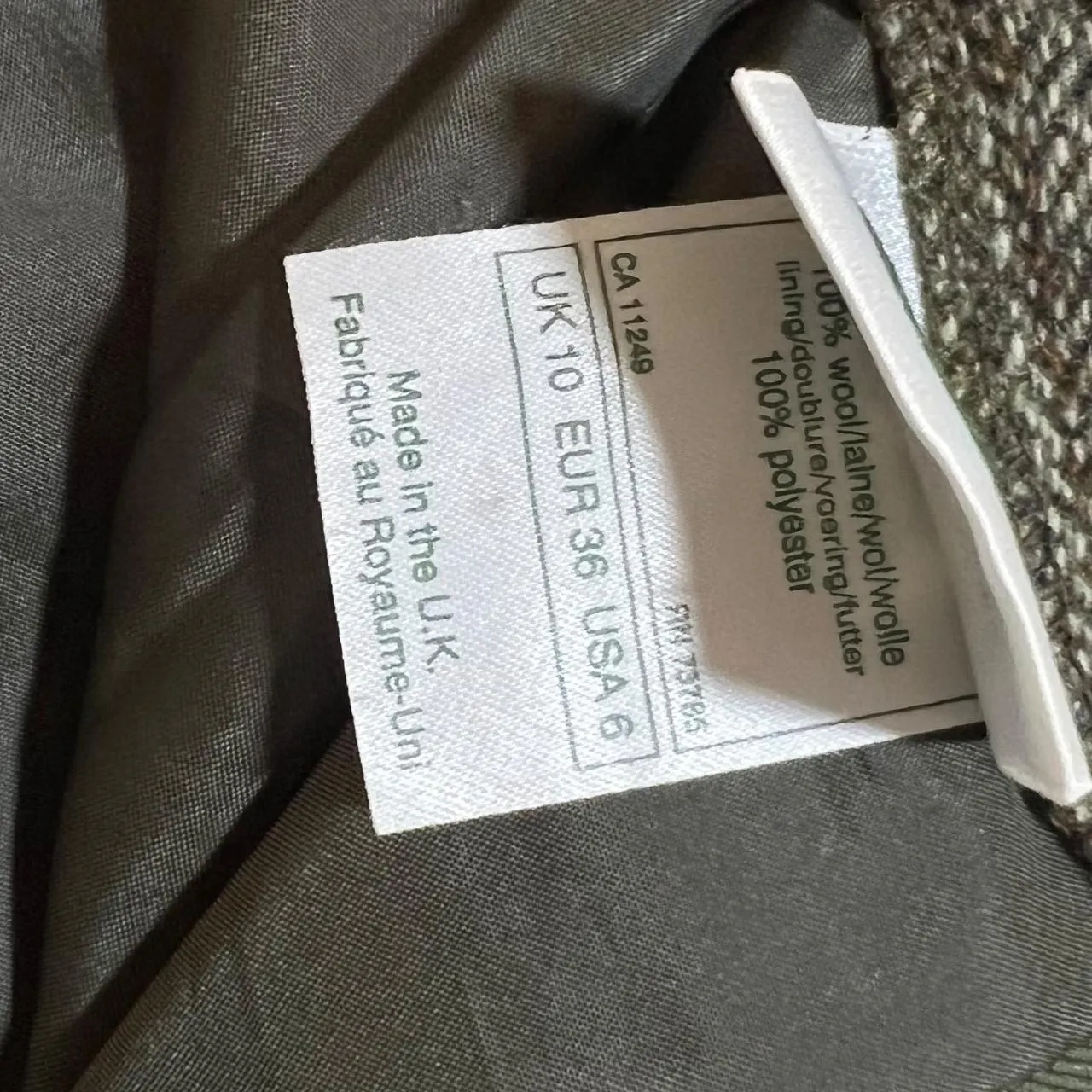 Early 00's LAURA ASHLEY Classic Country Tweed Style Wool Maxi Skirt