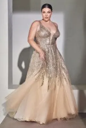 GLITTER BALL GOWN