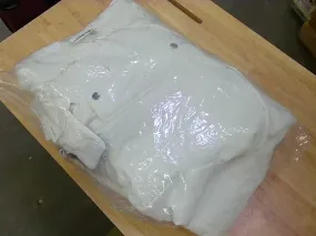 Grace Karin Off White Puffer Jacket - No Size