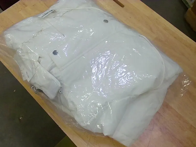 Grace Karin Off White Puffer Jacket - No Size