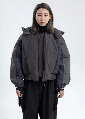 Grey Hooded Bomber