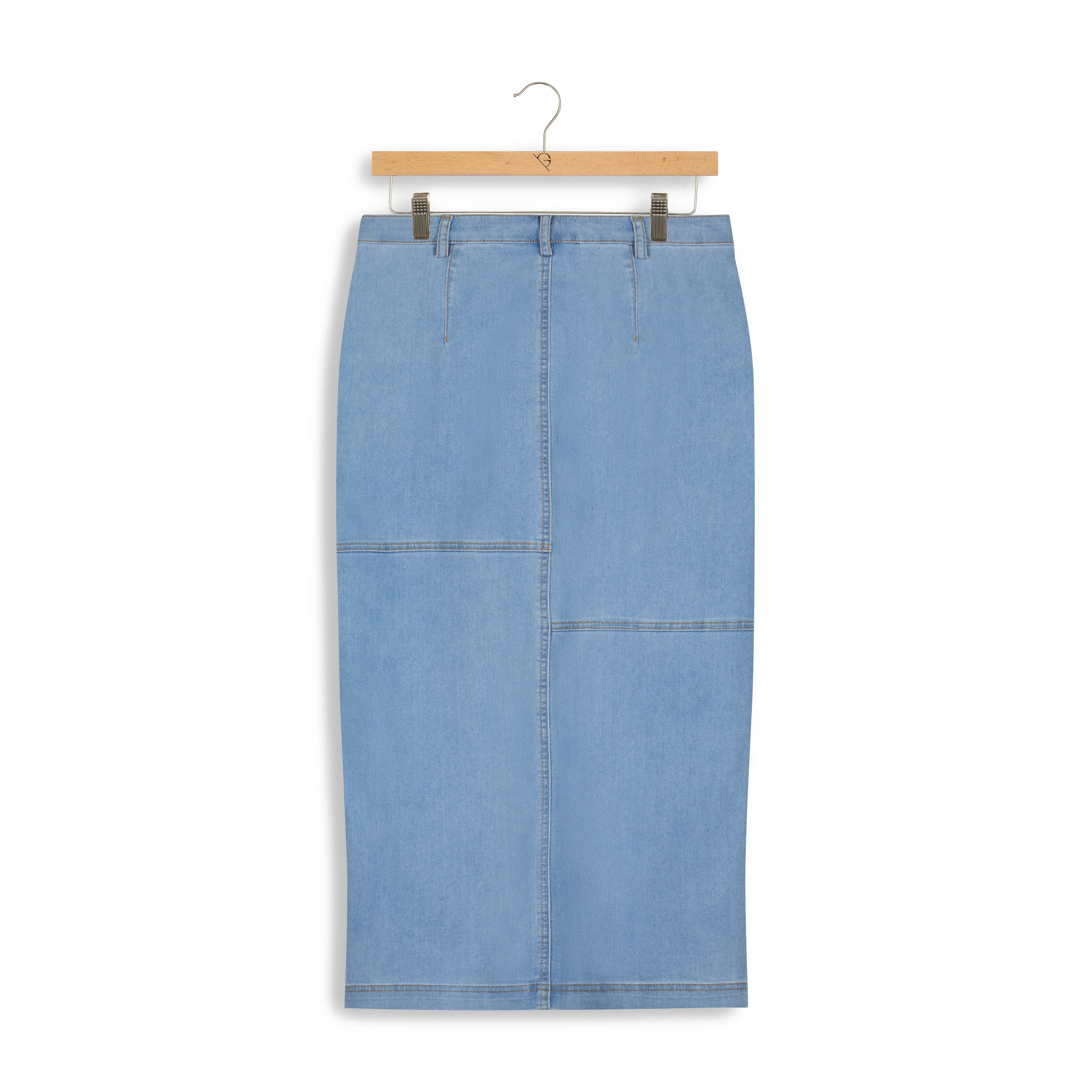 hd maxi seamed pannel aline skirt