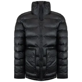 Hunter Rubberised Mens Black Puffer Jacket