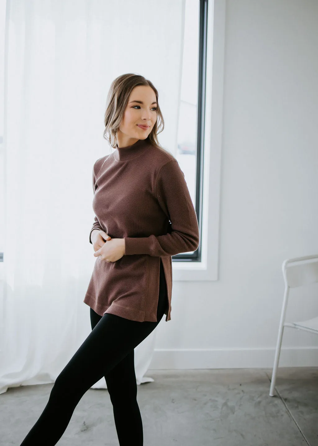 Janie Thermal Knit Tunic