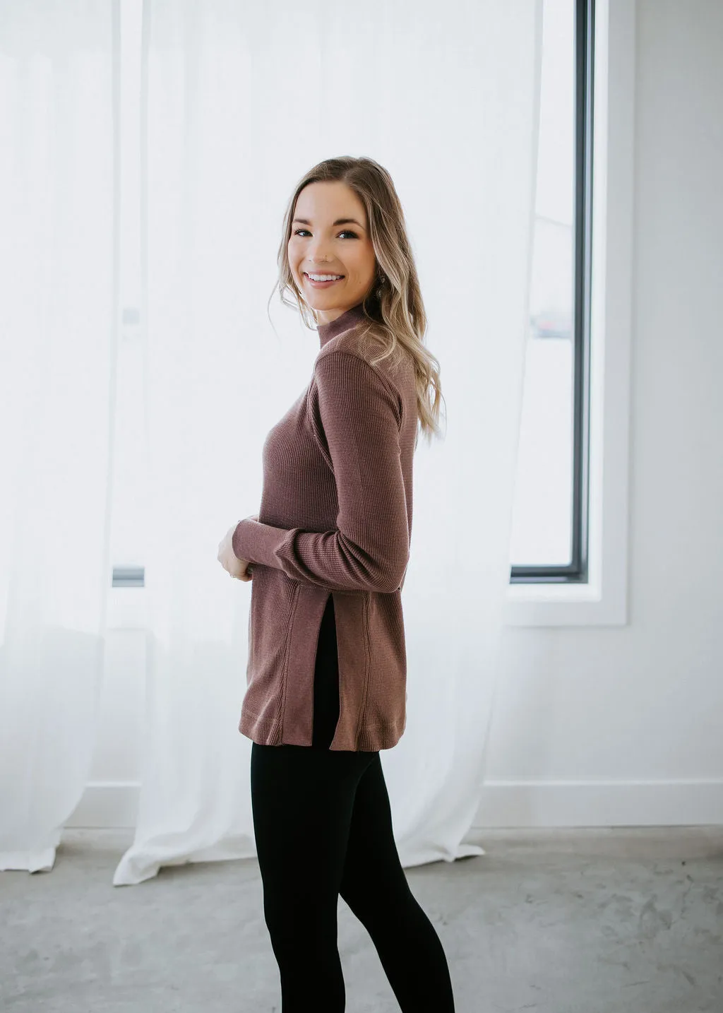 Janie Thermal Knit Tunic