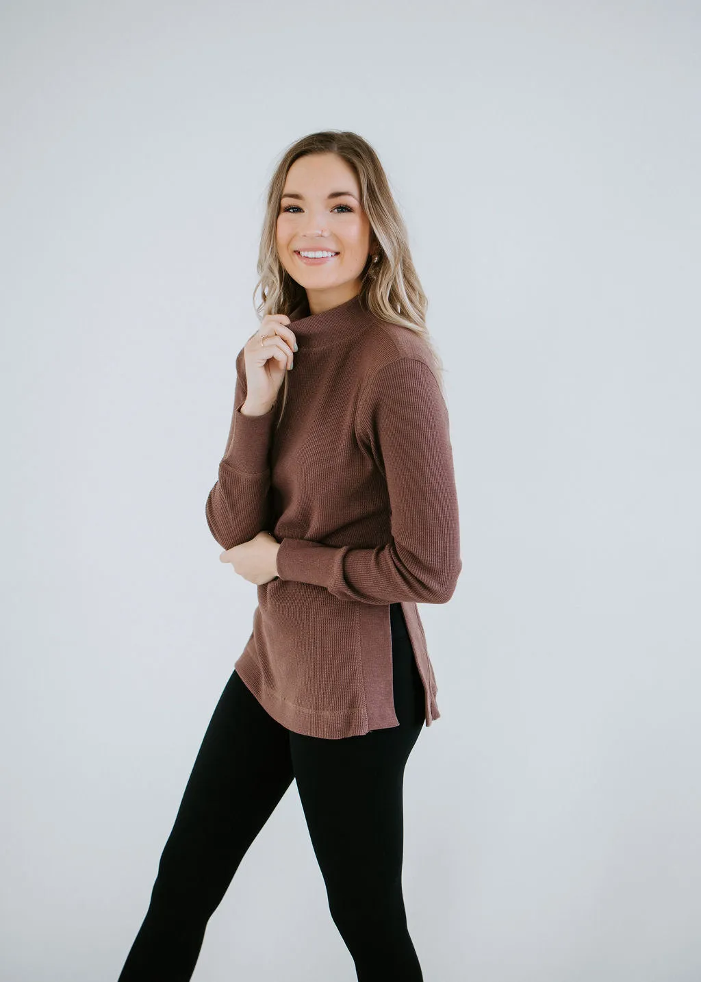 Janie Thermal Knit Tunic