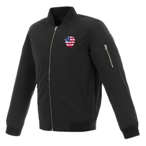 Milwaukee Brewers Americana Nylon Bomber Jacket