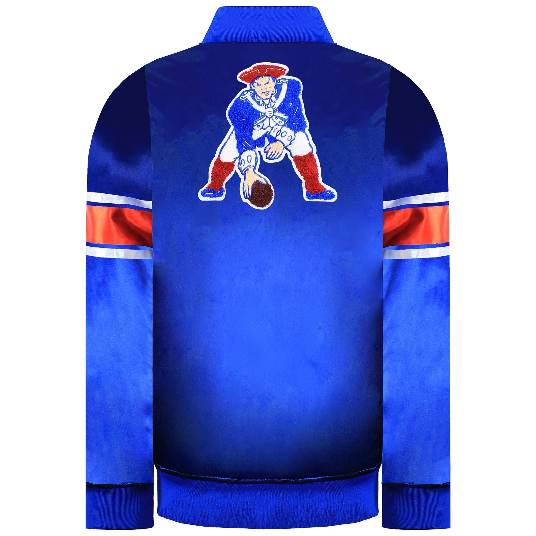 Mitchell & Ness NFL New England Patriots Heavyweight Satin Bomber Jacket