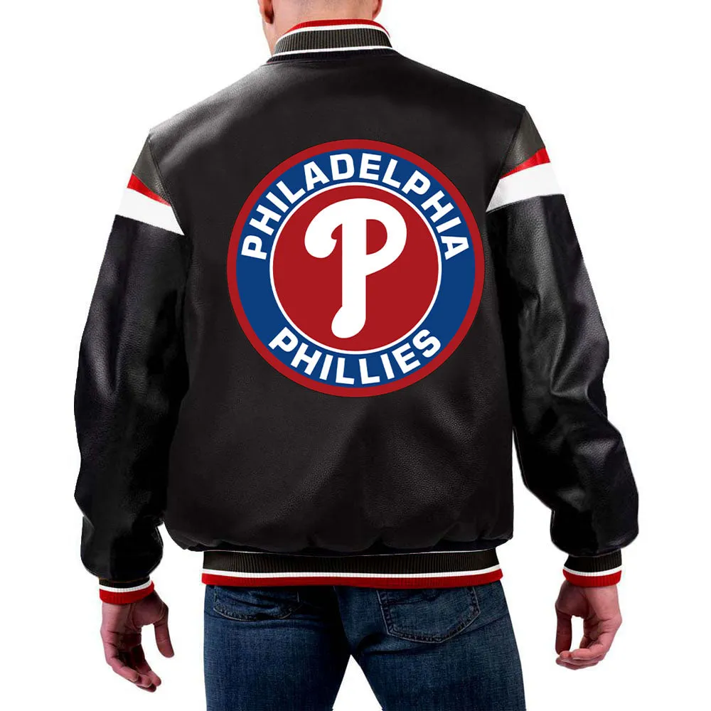 MLB Philadelphia Phillies Leather Jacket