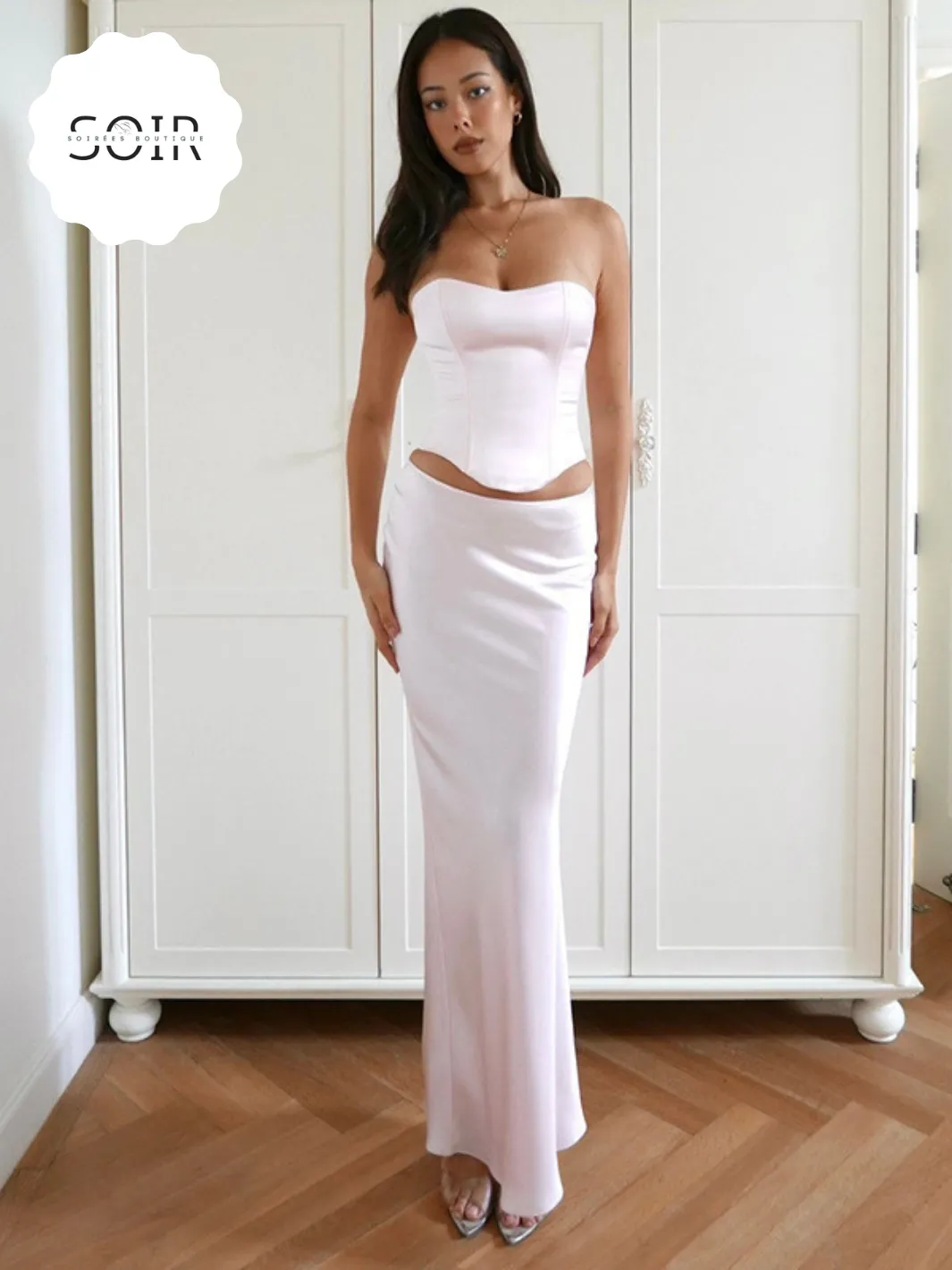 Moonlit Muse Satin Skirt
