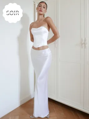 Moonlit Muse Satin Skirt