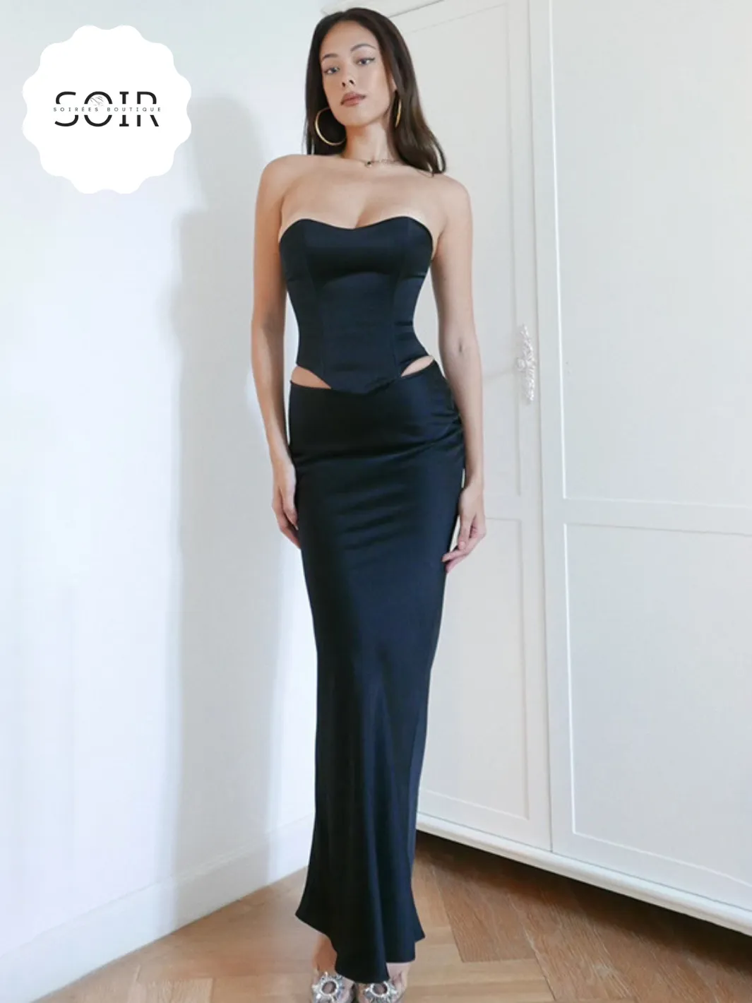 Moonlit Muse Satin Skirt