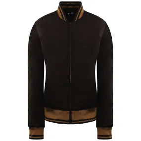 Nicce Able Womens Brown Bomber Jacket