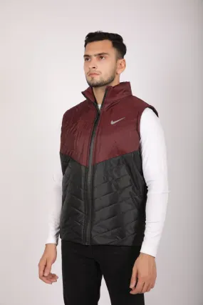 Nik Premium Half Sleeves Jacket - Mehroon