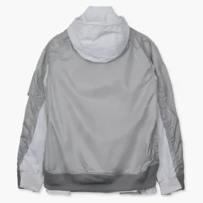 Nike X Sacai Layered Bomber Jacket Grey Fog (womens)