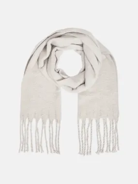 OBJ Mitta Scarf - Light Grey Melange