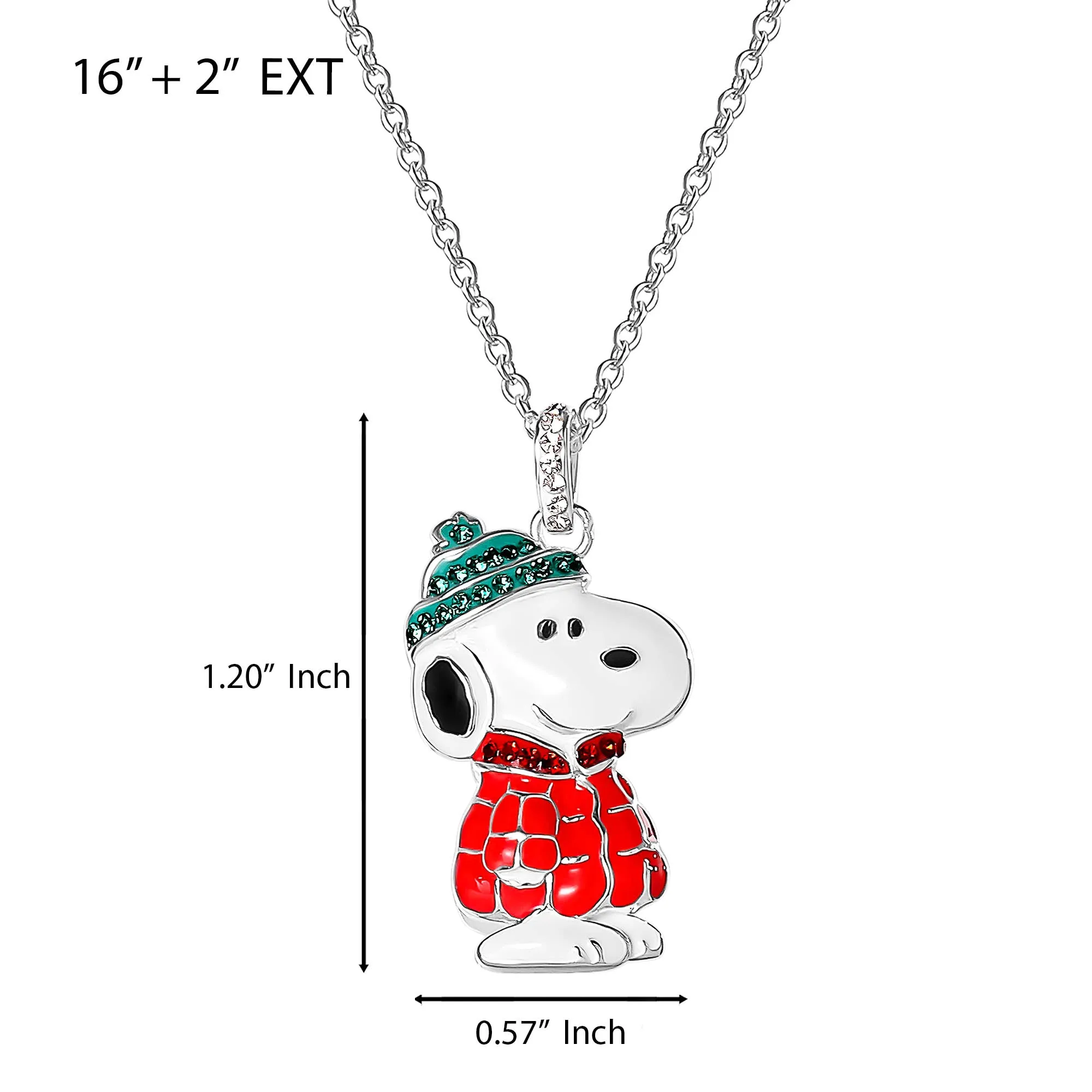 Peanuts Snoopy Puffer Jacket Pendant