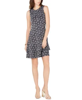 Printed Tiered Dress