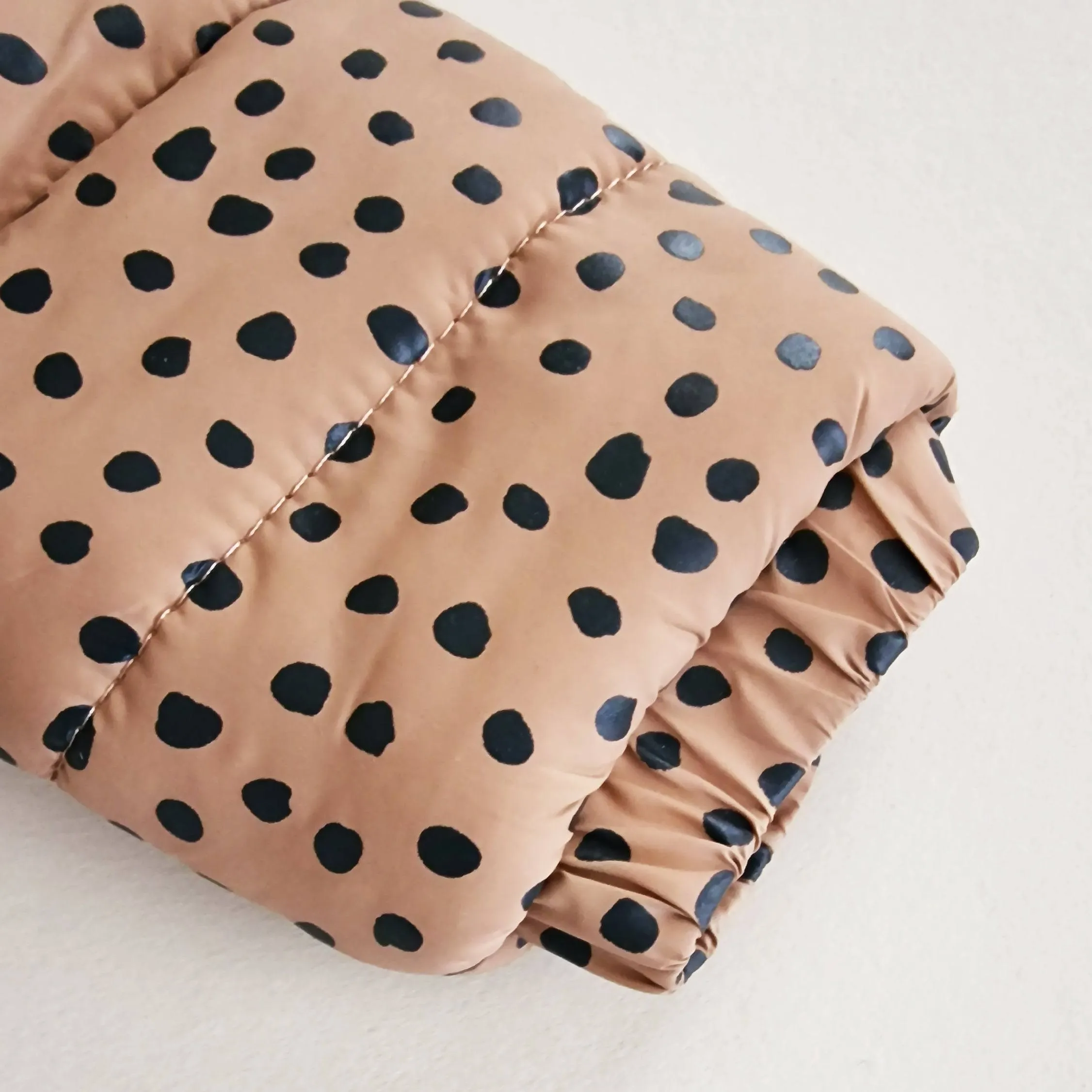 Puffer Jacket - Speckled Beige