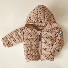 Puffer Jacket - Speckled Beige