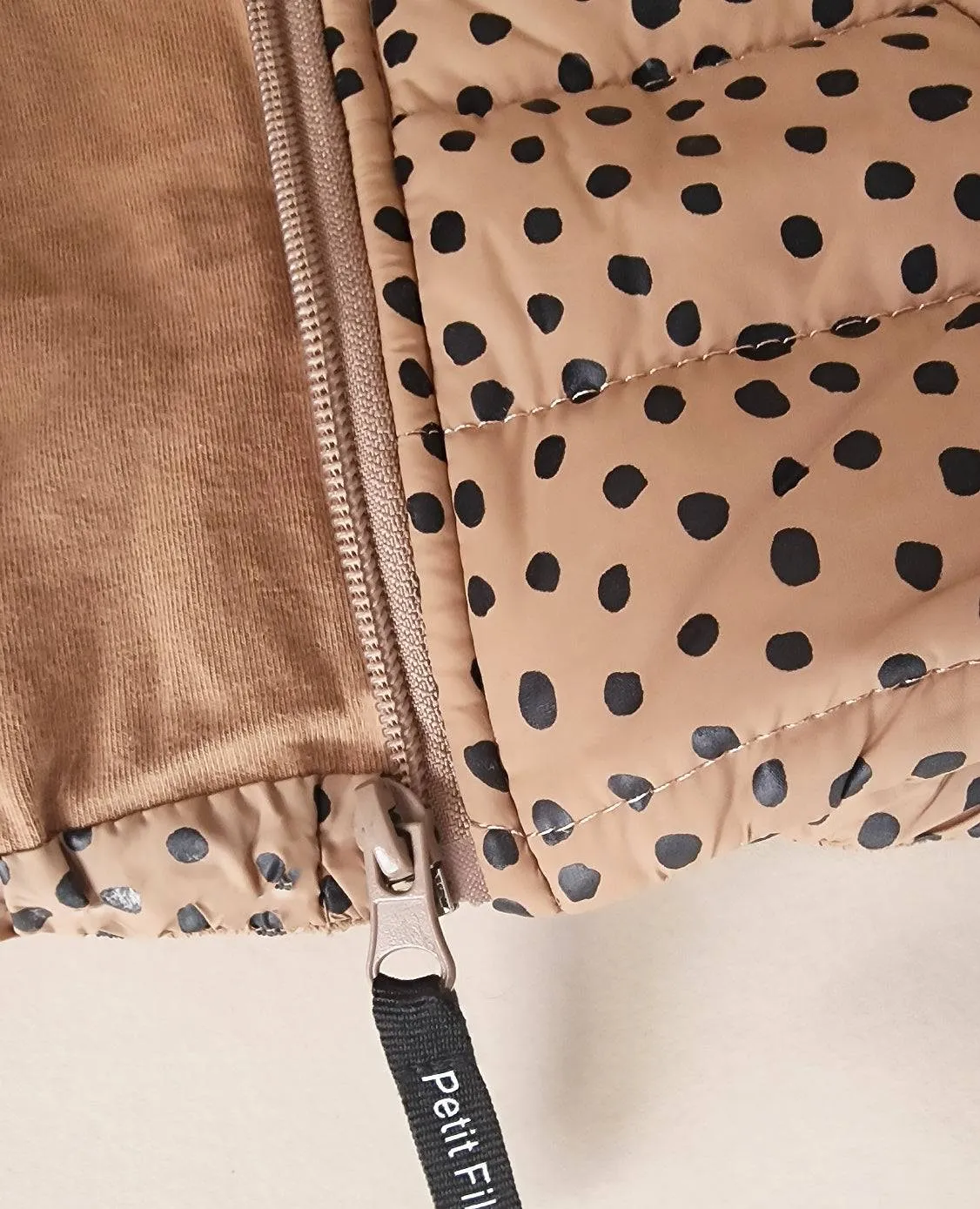 Puffer Jacket - Speckled Beige