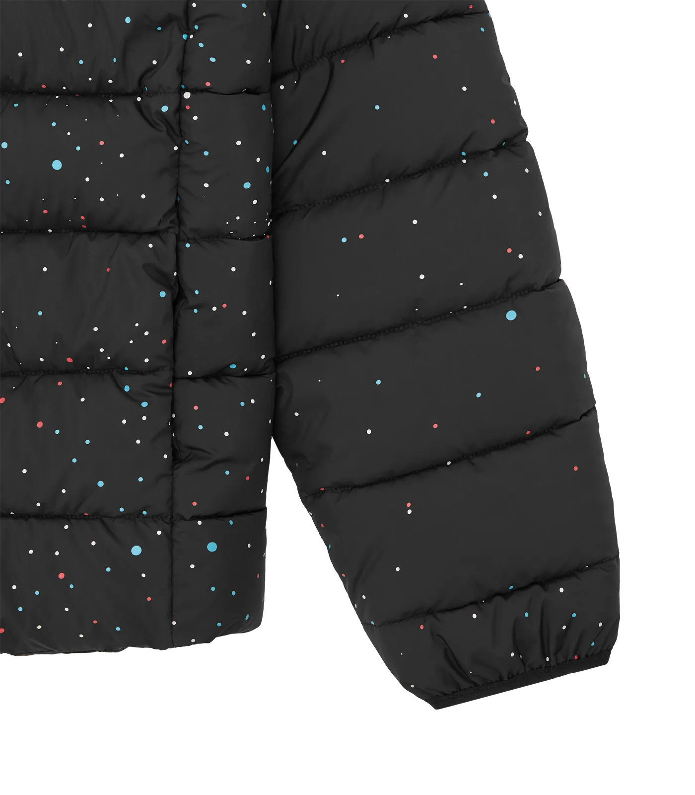 REFLECTIVE SMALL ARCH LOGO PUFFER JACKET - GALAXY